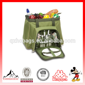 Large Capacity Picnic Cooler Bag Insulated Cooler Picnic Tote Bag With Separate Compartments